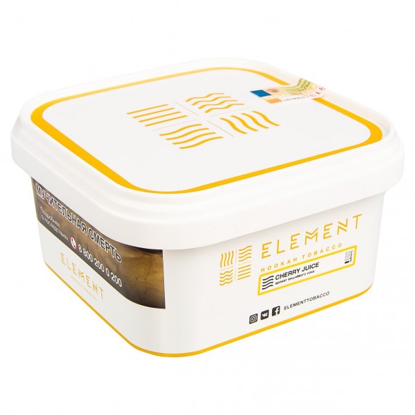 Табак Element Воздух - Cherry Juice (Вишневый Сок, 200 грамм) купить в Владивостоке