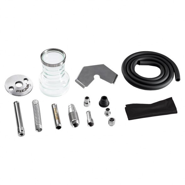 Кальян Pizduk PRO - Black-Bag (Прозрачная Колба) купить в Владивостоке