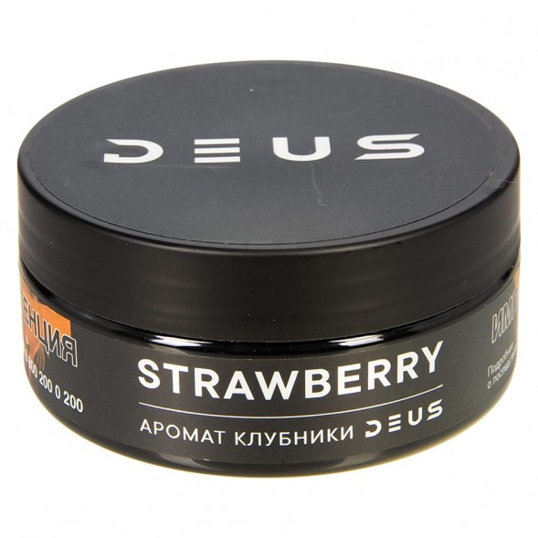 Табак Deus - Strawberry (Клубника, 100 грамм) купить в Владивостоке