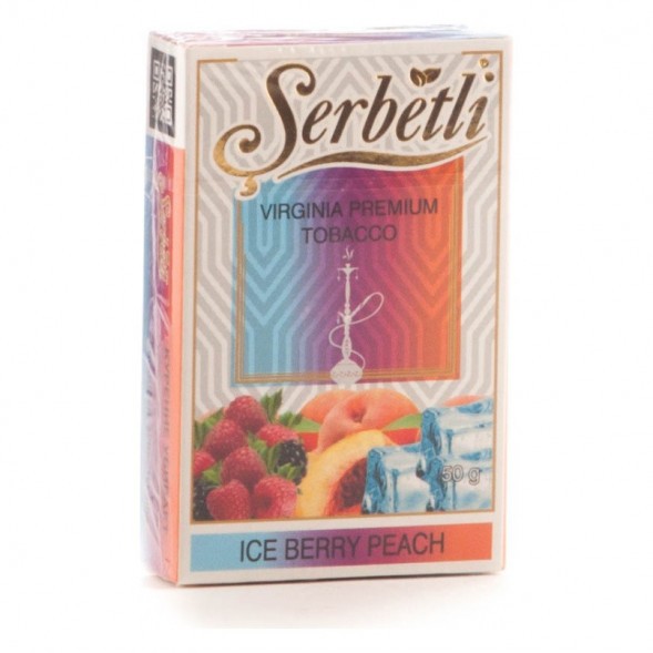Табак Serbetli - Ice Berry Peach (Персик Ягоды со Льдом, 50 грамм, Акциз) купить в Владивостоке