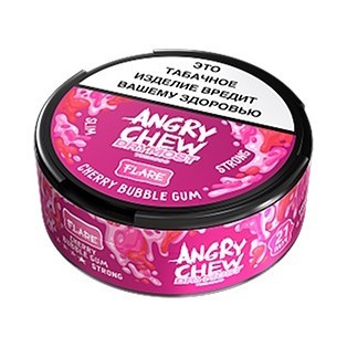 Табак жевательный Angry Chew Slim Strong - DryMost Flare Сherry Bubble Gum (12 грамм) купить в Владивостоке