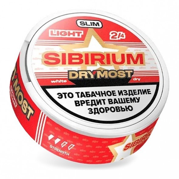 Табак жевательный DryMost - Sibirium Light Slim (12 грамм) купить в Владивостоке