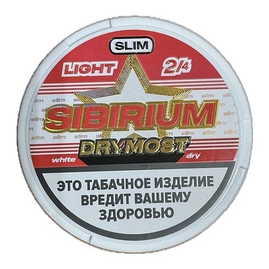 Табак жевательный DryMost - Sibirium Light Slim (12 грамм) купить в Владивостоке
