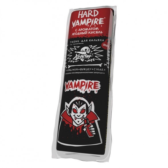 Табак Хулиган Hard - Vampire (Ягодный Кисель, 200 грамм) купить в Владивостоке