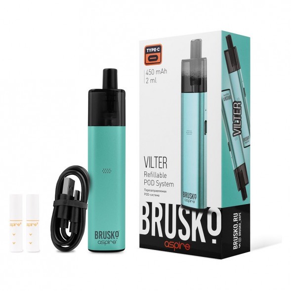 Электронная сигарета Brusko - Vilter (Голубой) купить в Владивостоке