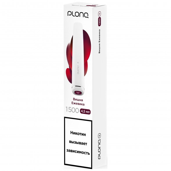 PLONQ PLUS - Вишня Ежевика (1500 затяжек) купить в Владивостоке