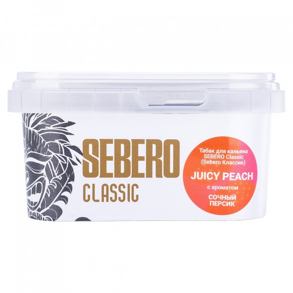 Табак Sebero - Juicy Peach (Сочный Персик, 200 грамм) купить в Владивостоке
