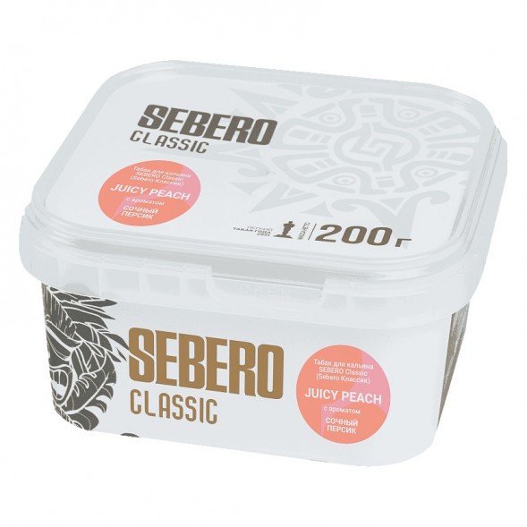 Табак Sebero - Juicy Peach (Сочный Персик, 200 грамм) купить в Владивостоке