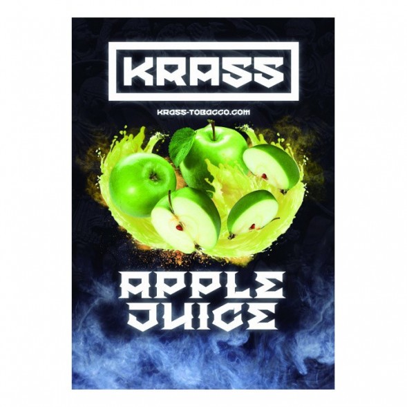 Табак Krass Black - Apple Juice (Яблочный Сок, 100 грамм) купить в Владивостоке