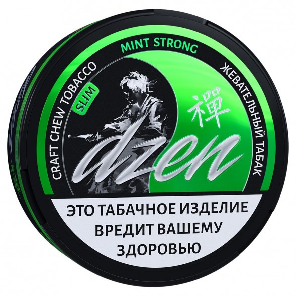 Табак жевательный DZEN Strong - Mint Slim (Мята) купить в Владивостоке