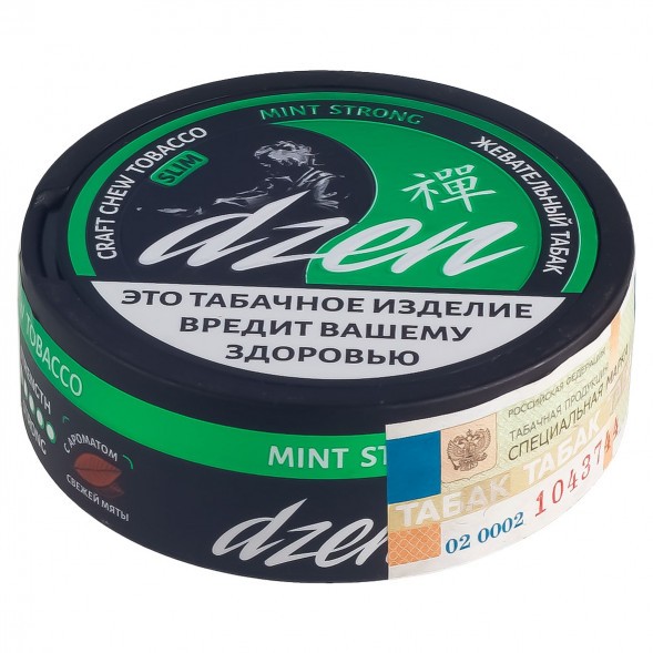 Табак жевательный DZEN Strong - Mint Slim (Мята) купить в Владивостоке