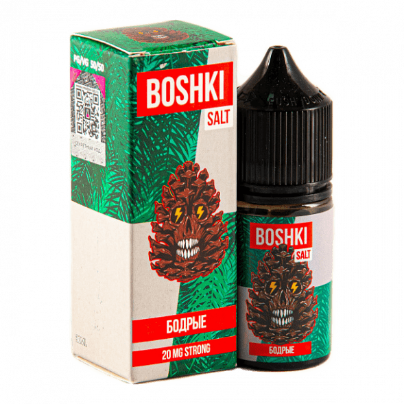 Жидкость Boshki Salt - Бодрые (30 мл, Strong) купить в Владивостоке