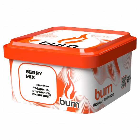 Табак Burn - Berry Mix (Ягодный Микс, 200 грамм) купить в Владивостоке