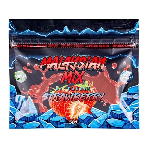 Смесь Malaysian Mix Medium - Strawberry (Клубника, 50 грамм) купить в Владивостоке