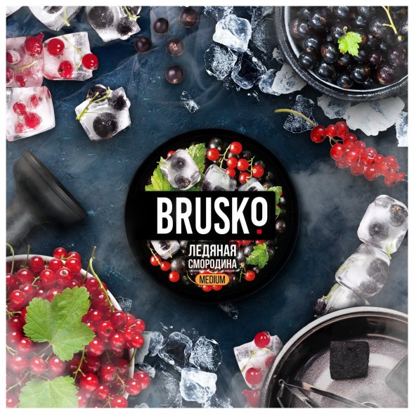 Смесь Brusko Medium - Ледяная Смородина (50 грамм) купить в Владивостоке