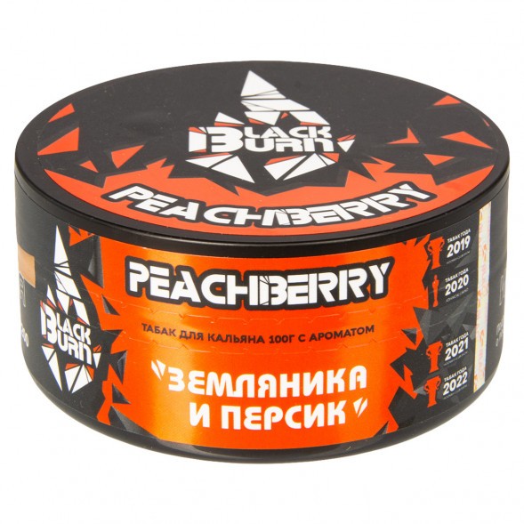 Табак BlackBurn - Peachberry (Земляника и Персик, 100 грамм) купить в Владивостоке