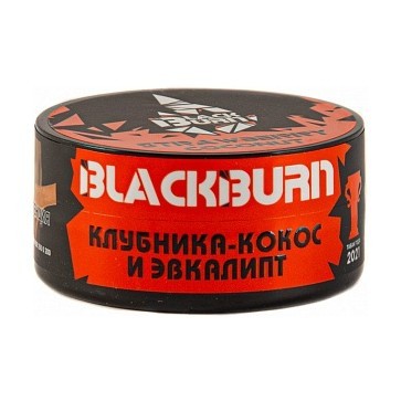 Табак BlackBurn - Strawberry Coconut (Клубника - Кокос и Эвкалипт, 25 грамм) купить в Владивостоке
