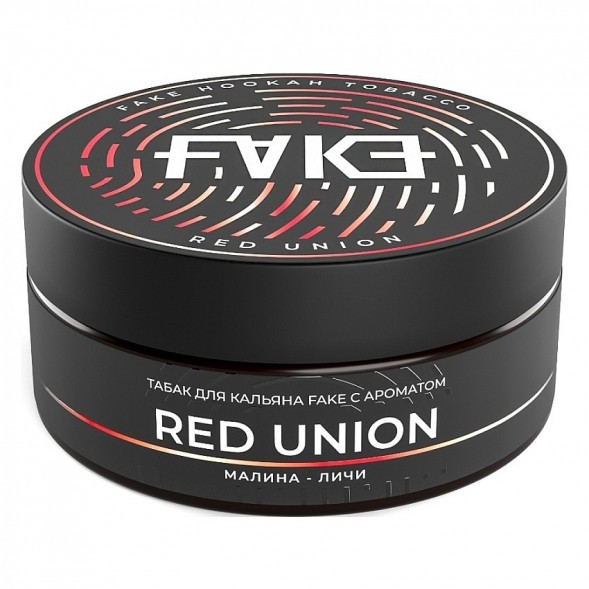 Табак FAKE - Red Union (Малина и Личи, 100 грамм) купить в Владивостоке