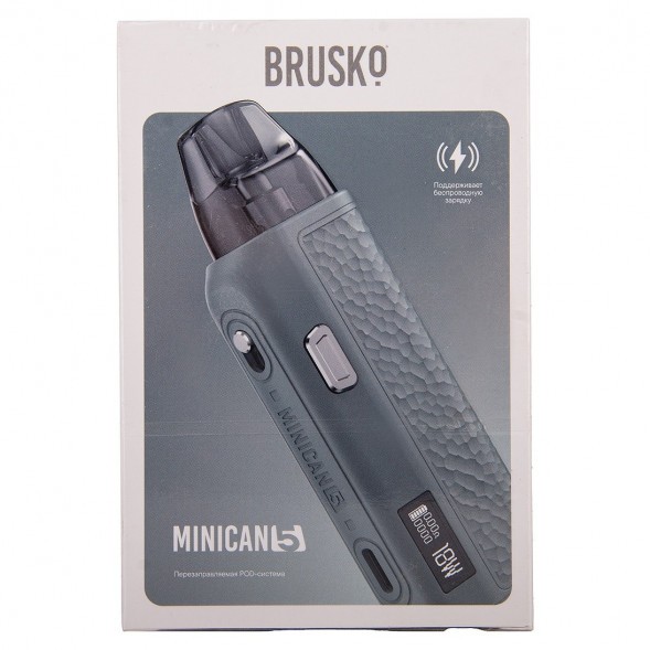 Электронная сигарета Brusko - Minican 5 (Серый) купить в Владивостоке