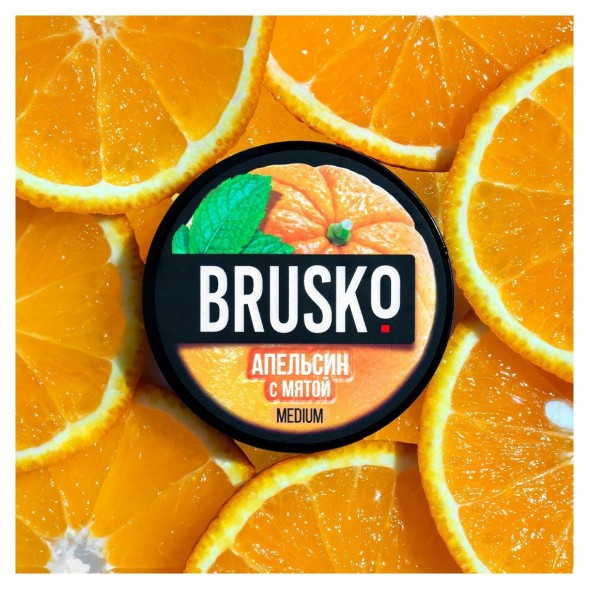 Смесь Brusko Medium - Апельсин с Мятой (50 грамм) купить в Владивостоке