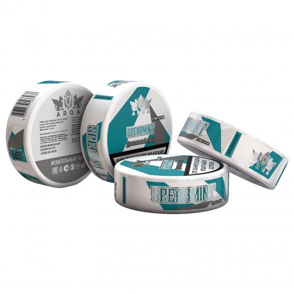 Табак жевательный ARQ Tobacco - Spearmint (10 грамм) купить в Владивостоке