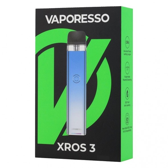 Электронная сигарета Vaporesso XROS 3 - Sky Blue купить в Владивостоке