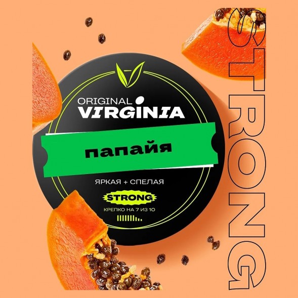 Табак Original Virginia Strong - Папайя (100 грамм) купить в Владивостоке