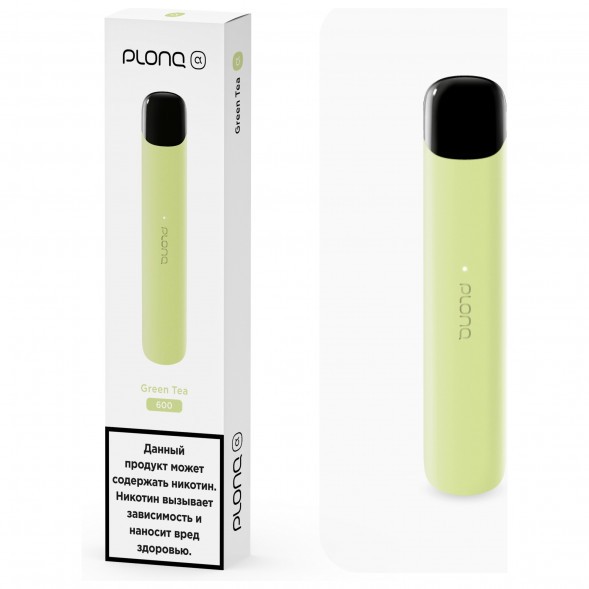 PLONQ ALPHA - Зелёный Чай (600 затяжек) купить в Владивостоке