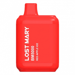 LOST MARY BM - Красный Яблочный Лёд (Red Apple Ice, 5000 затяжек)